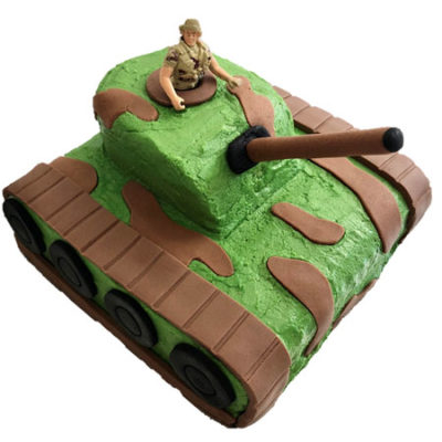 Army tank boys birthday cake DIY kit from Cake 2 The Rescue