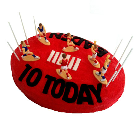 Aussie Rules Football Birthday Cake DIY Kit from Cake 2 The Rescue