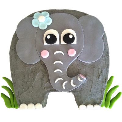 baby elephant first birthday cake DIY kit from Cake 2 The Rescue