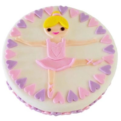 ballet dancer birthday cake DIY cake kit Cake 2 The Rescue