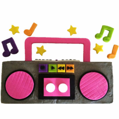 Boombox birthday cake DIY kit from Cake 2 The Rescue