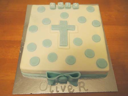 christening cake boy cake kit from Cake 2 The Rescue