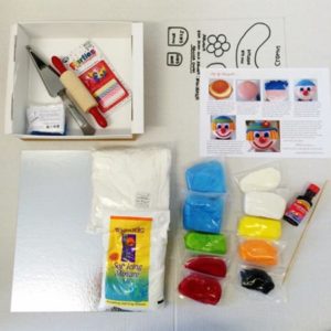 clown birthday cake diy cake kit contents from Cake 2 The Rescue