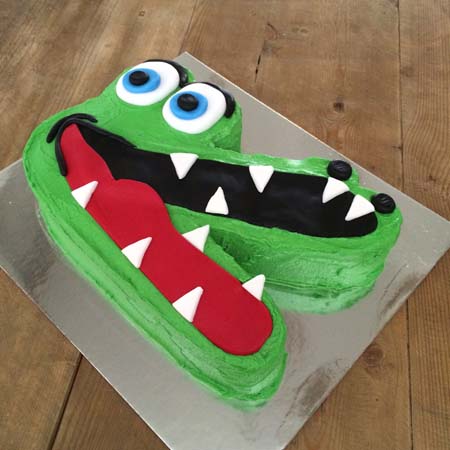 crocodile safari birthday cake DIY cake kit from Cake 2 The Rescue