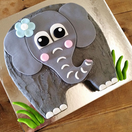 easy elephant baby shower cake kit from Cake 2 The Rescue