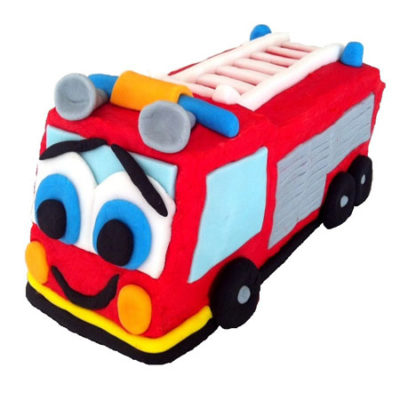 Fire engine cake birthday DIY kit from Cake 2 The Rescue