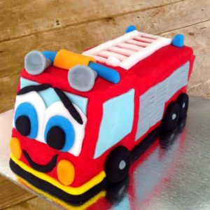 Fire truck birthday DIY cake kit from Cake 2 The Rescue