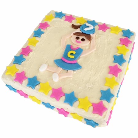 netball girl birthday cake DIY cake kit from Cake 2 The Rescue