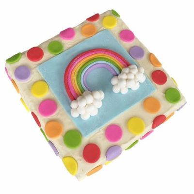 Rainbow cake first birthday cake DIY kit from Cake 2 The Rescue
