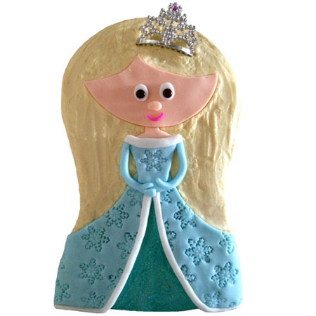snowflake princess frozen inspired birthday cake kit from Cake 2 The Rescue