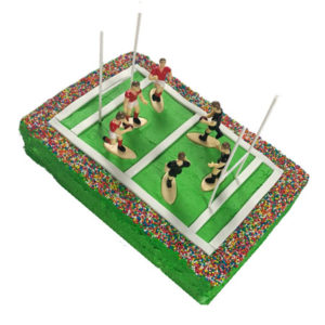 Stadium rugby union NRL birthday DIY cake kit from Cake 2 The Rescue