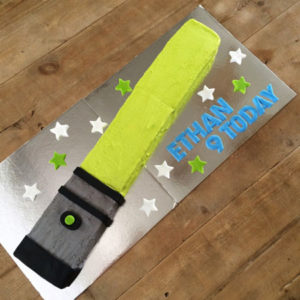 light sword star wards themed birthday party DIY cake kit from Cake 2 The Rescue