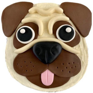 cute pug dog birthday cake DIY kit from Cake 2 The Rescue