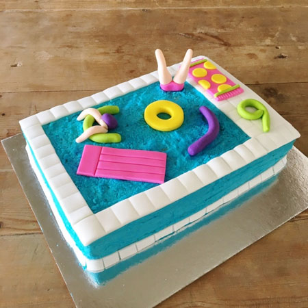 Pool party fun - Decorated Cake by Cakes For Fun - CakesDecor