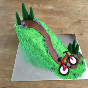 mountain bike teen birthday cake DIY cake kit from Cake 2 The Rescue