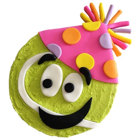 party tennis ball birthday cake DIY cake kit from Cake 2 The Rescue