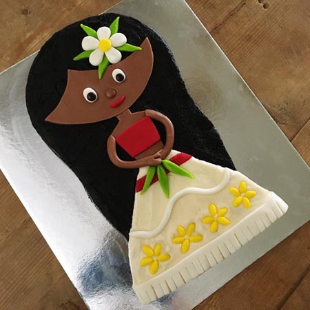 island princess Moana birthday party theme DIY Cake kit from Cake 2 The Rescue
