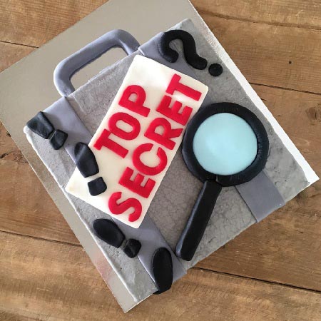 secret agent tween and teen birthday boy DIY cake kit from Cake 2 The Rescue