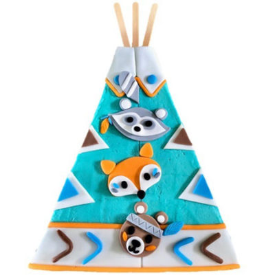 wild one tepee baby shower cake DI kit from Cake 2 The Rescue