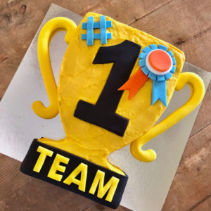 sporting club team trophy presentation cake DIY cake kit from Cake 2 The Rescue