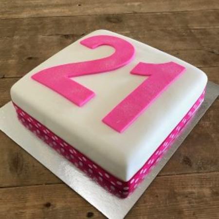 21st birthday girl DIY cake kit from Cake 2 The Rescue