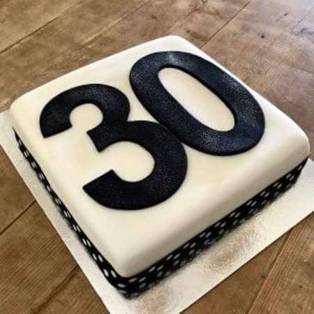 30 birthday boy cake idea DIY cake kit from Cake 2 The Rescue