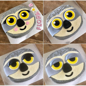 easy sloth boy first birthday cake DIY cake kit from Cake 2 The Rescue