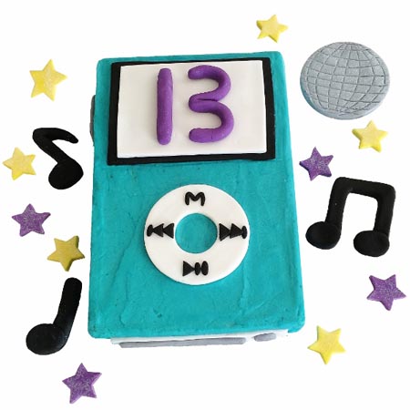 music and ipod birthday boy or girl DIY cake kit from Cake 2 The Rescue