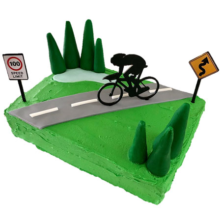 cycling kids birthday cake DIY kit from Cake 2 The Rescue
