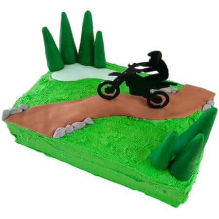 Dirt bike cake teen birthday DIY kit from Cake 2 The Rescue