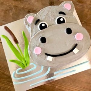 hippo boy baby jungle theme baby shower DIY cake kit from Cake 2 The Rescue