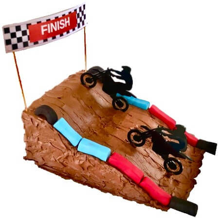 motocross kids birthday cake DIY kit from Cake 2 The Rescue