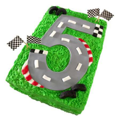 race track first birthday cake DIY kit from Cake 2 The Rescue