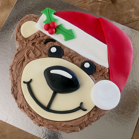 Easy Christmas Teddy Bear Cake Kit from Cake 2 The Rescue