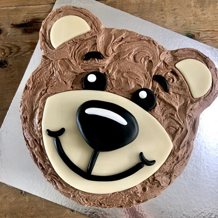 teddy bear baby shower cake boy DIY cake kit from Cake 2 The Rescue