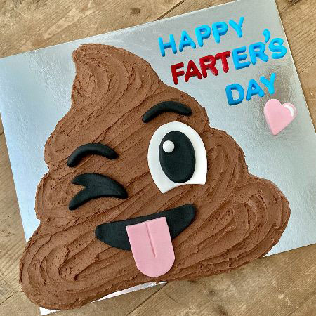Happy Farter's Day and Father's Day cake idea DIY cake kit from Cake 2 The Rescue